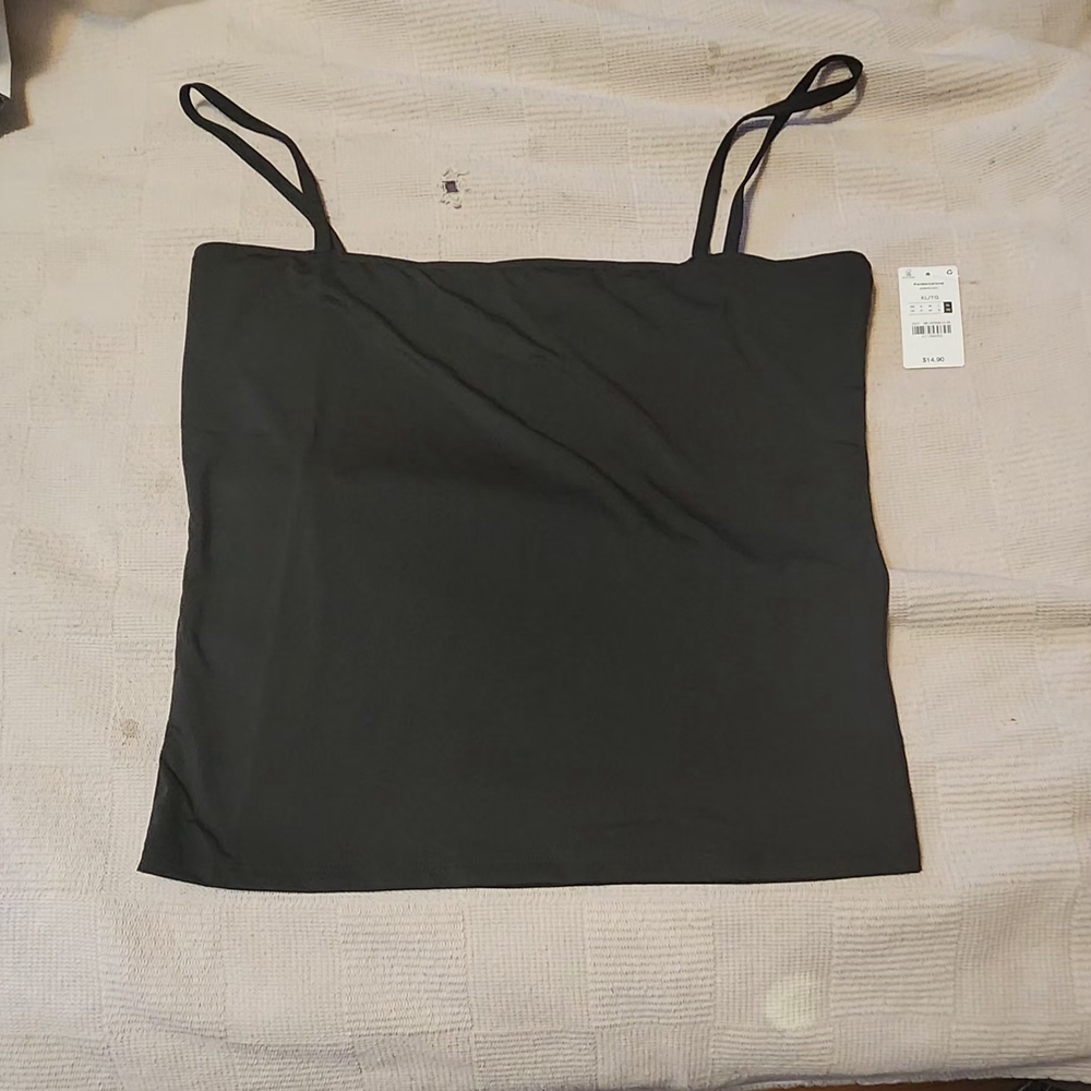 2 For 25 Ardene Black Fitted Camisole Top